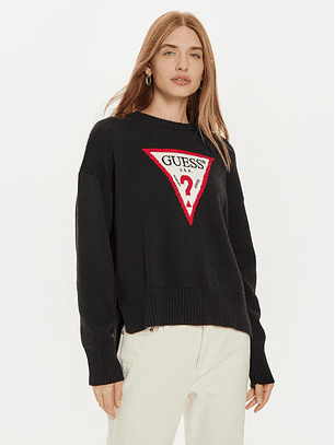 Camisola de Malha Triângulo Preto - Guess 