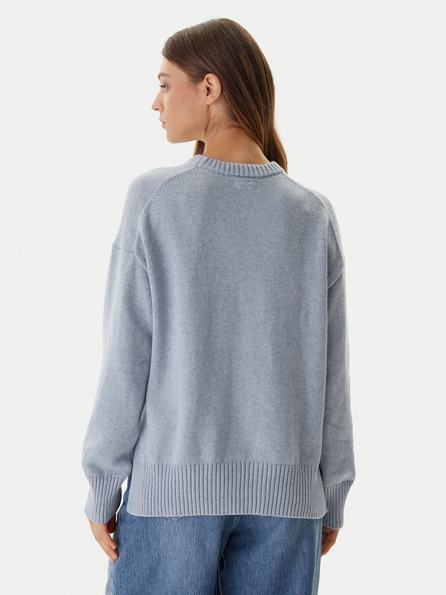 Camisola de Malha Triângulo Azul - Guess Jeans 3