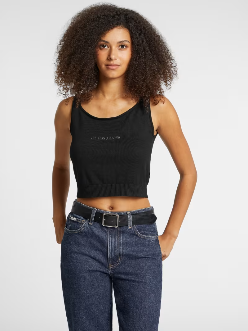 Top de Malha Preto - Guess Jeans 1