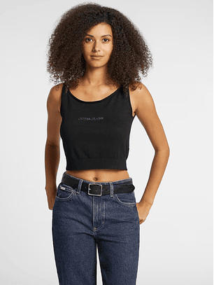 Top de Malha Preto - Guess Jeans