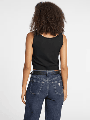 Top de Malha Preto - Guess Jeans