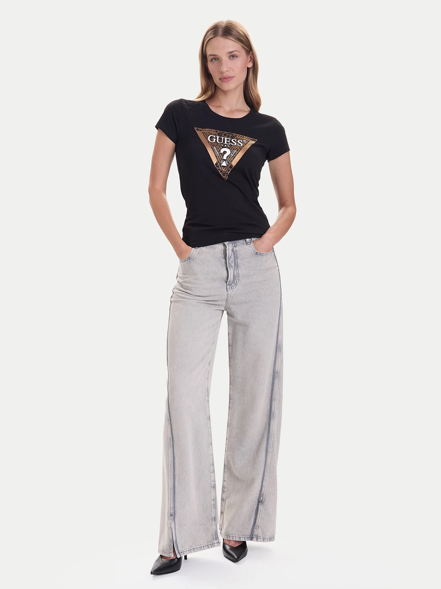 T-shirt Trângulo Animal Print - Guess 3