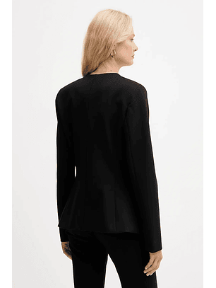 Blazer GWEN com Abertura Preto - Guess Marciano