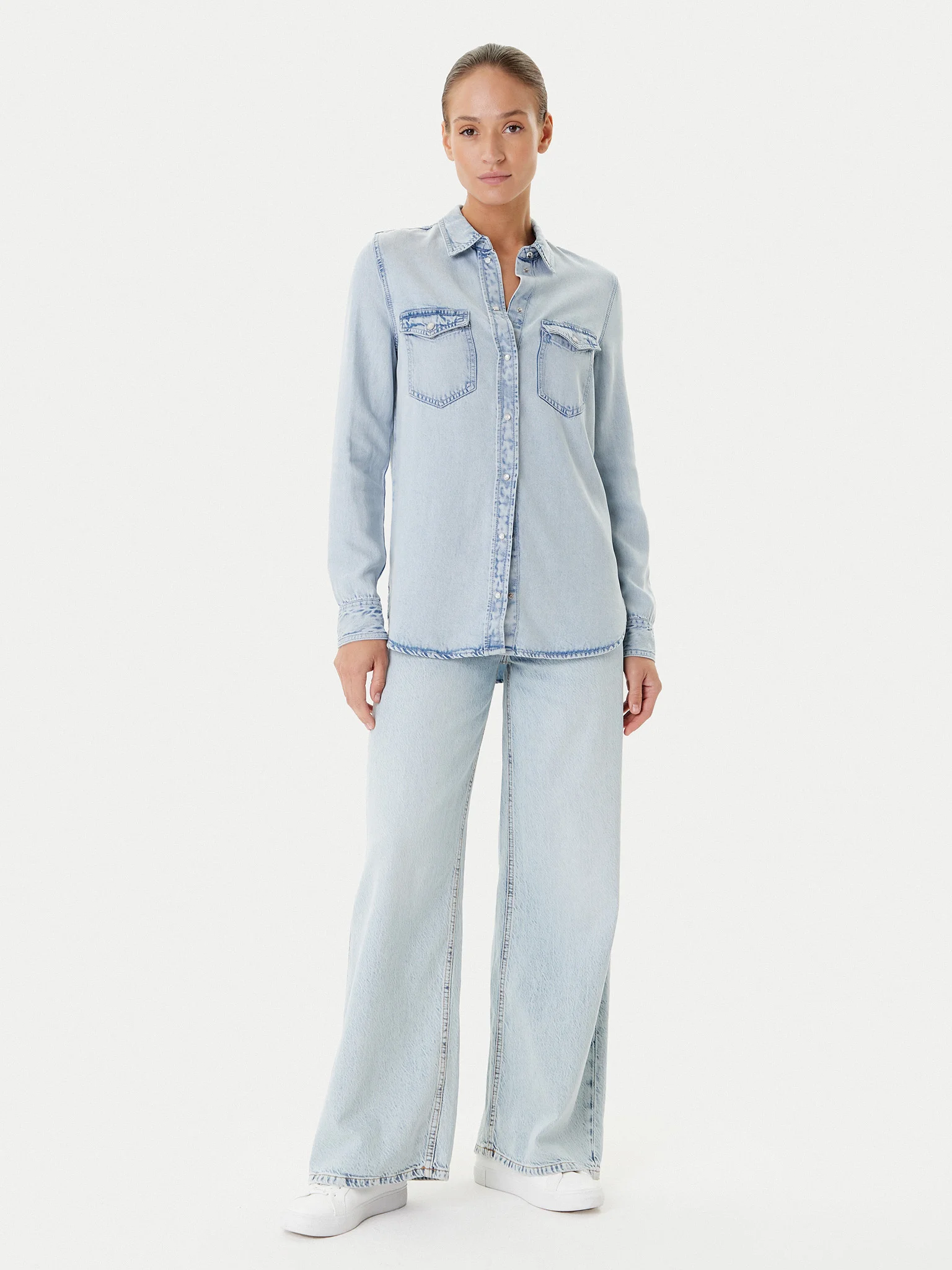 Camisa de Ganga Clara - Guess  2