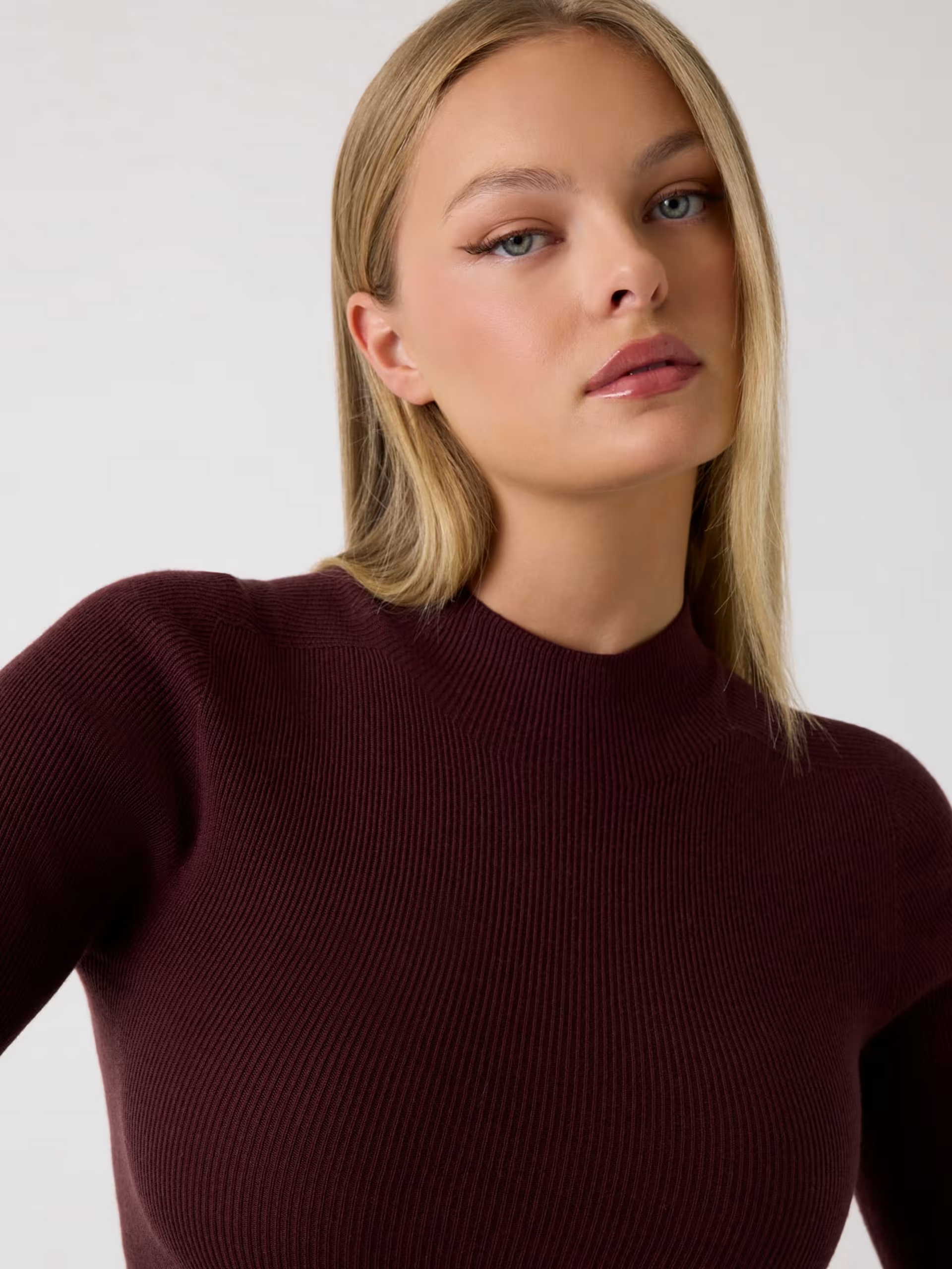 Camisola JULIA com Caxemira Bordeaux - Guess  4