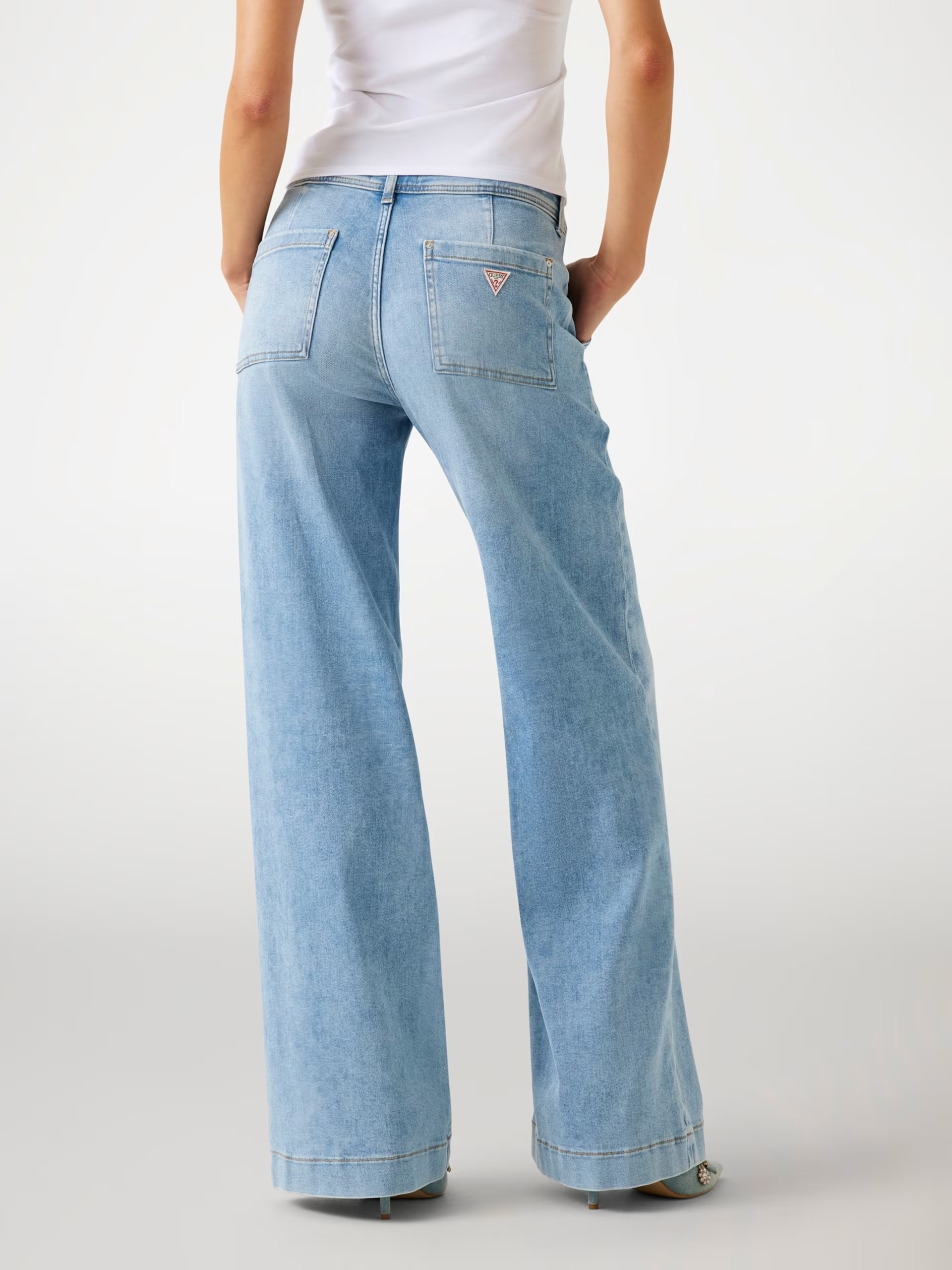 Calças Zoya Wide Leg Ganga Clara - Guess 3