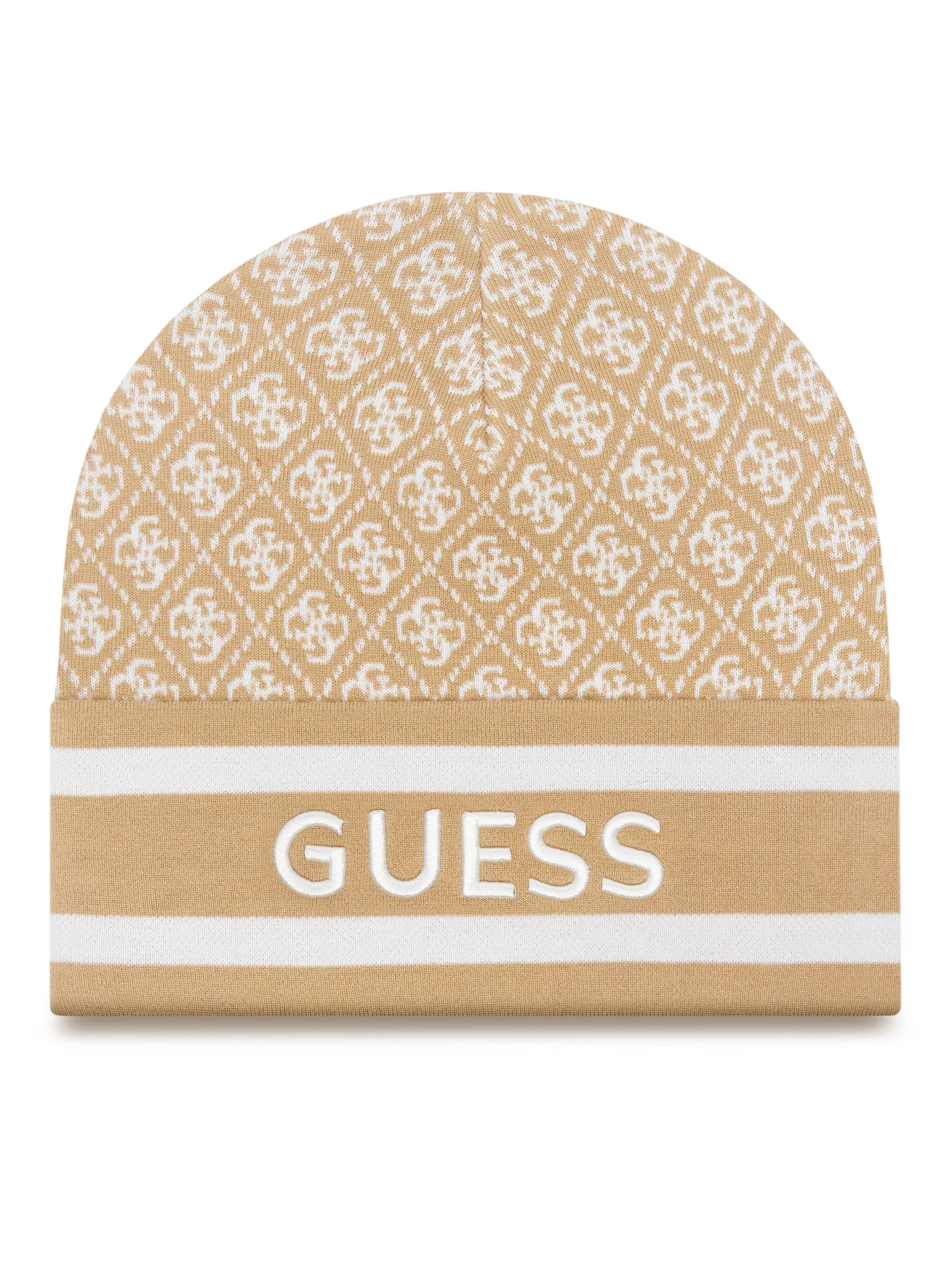 Gorro SEVYN Logo Bege - Guess  1