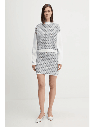 Saia AUBREY de Malha Logo Azul - Guess 