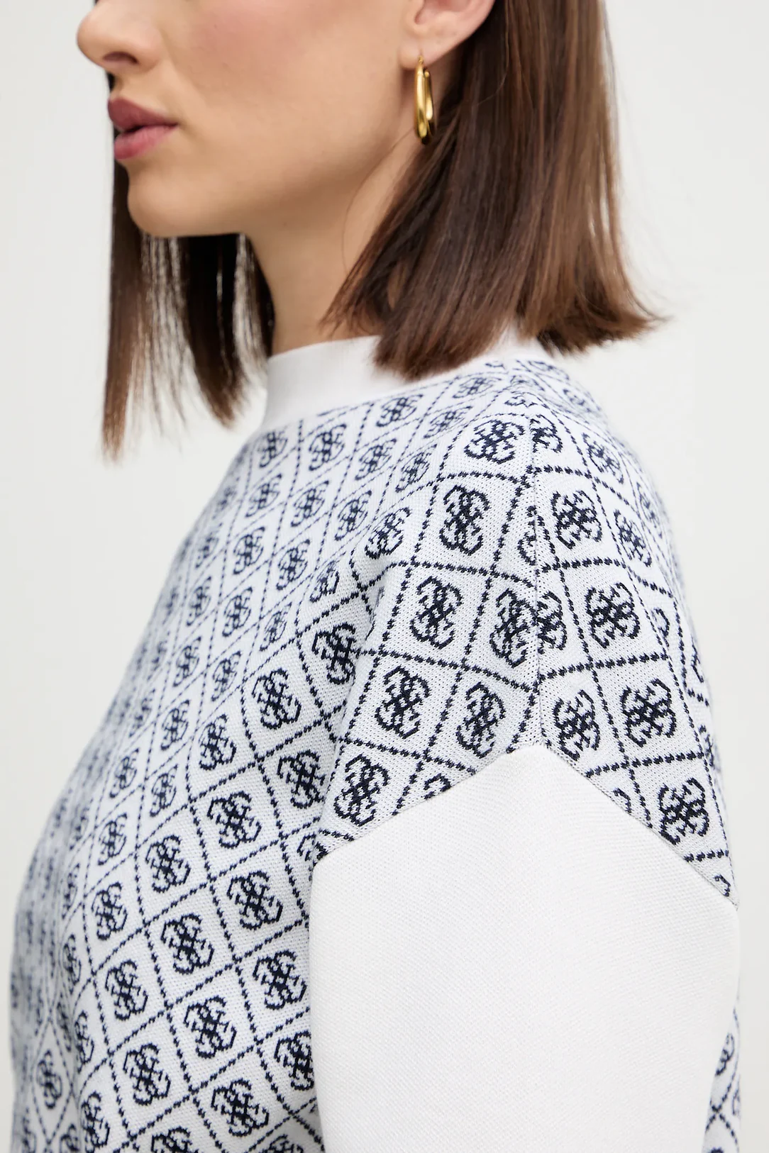 Camisola AUBREY Logo Azul - Guess  3