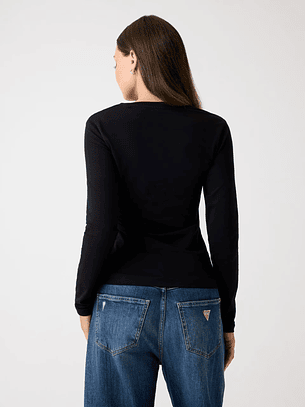 Camisola LEO Manga Comprida Triângulo - Guess