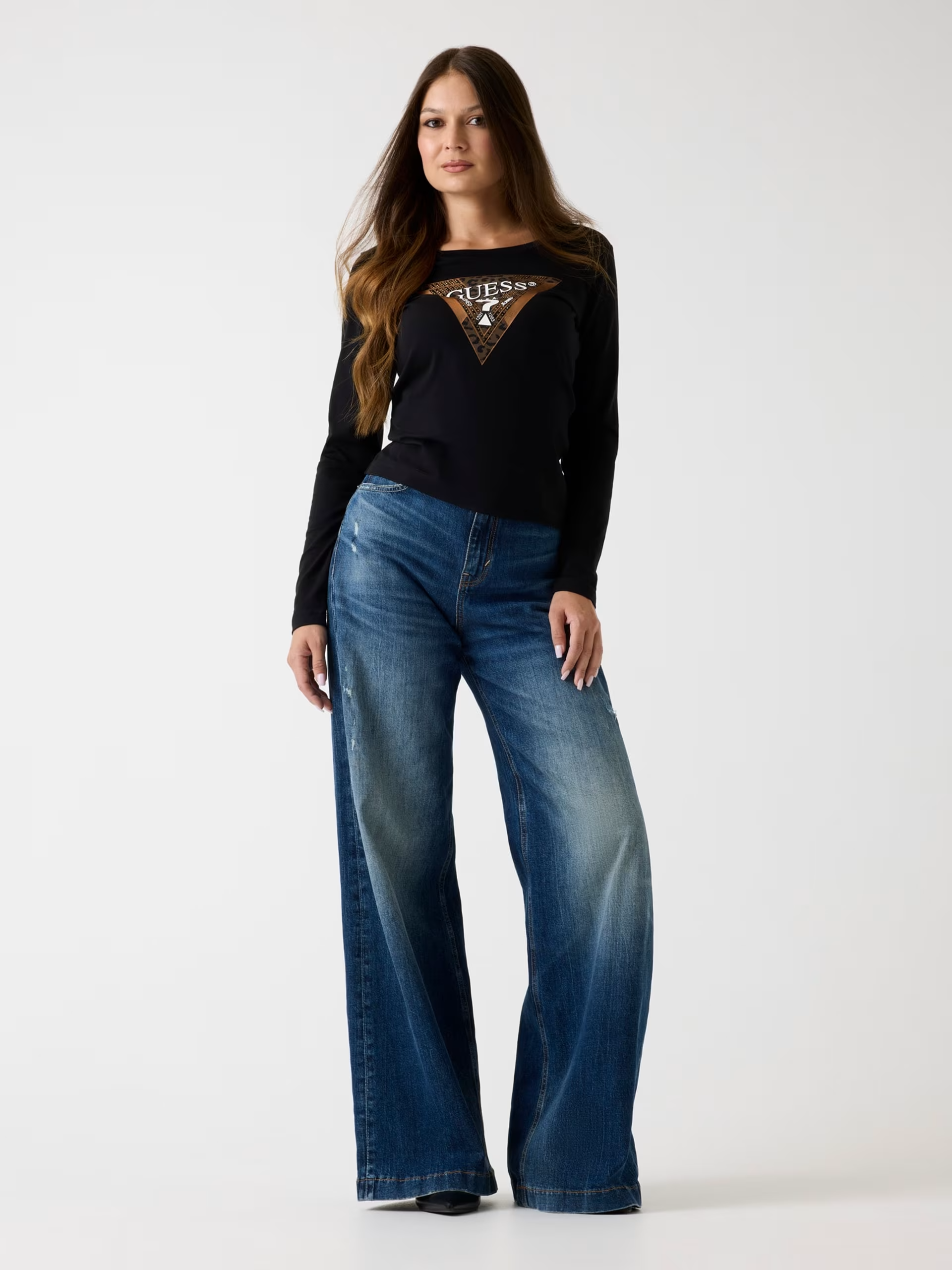 Camisola LEO Manga Comprida Triângulo - Guess 3