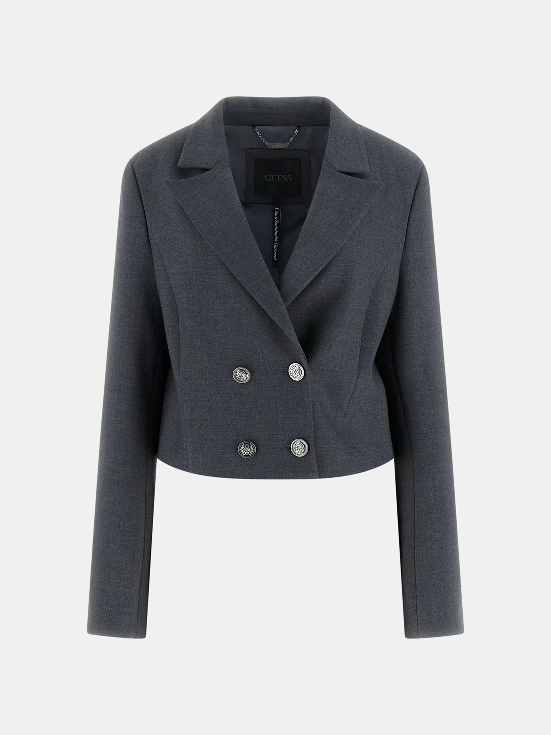 Blazer Curto JOANDRA Cinzento - Guess 6