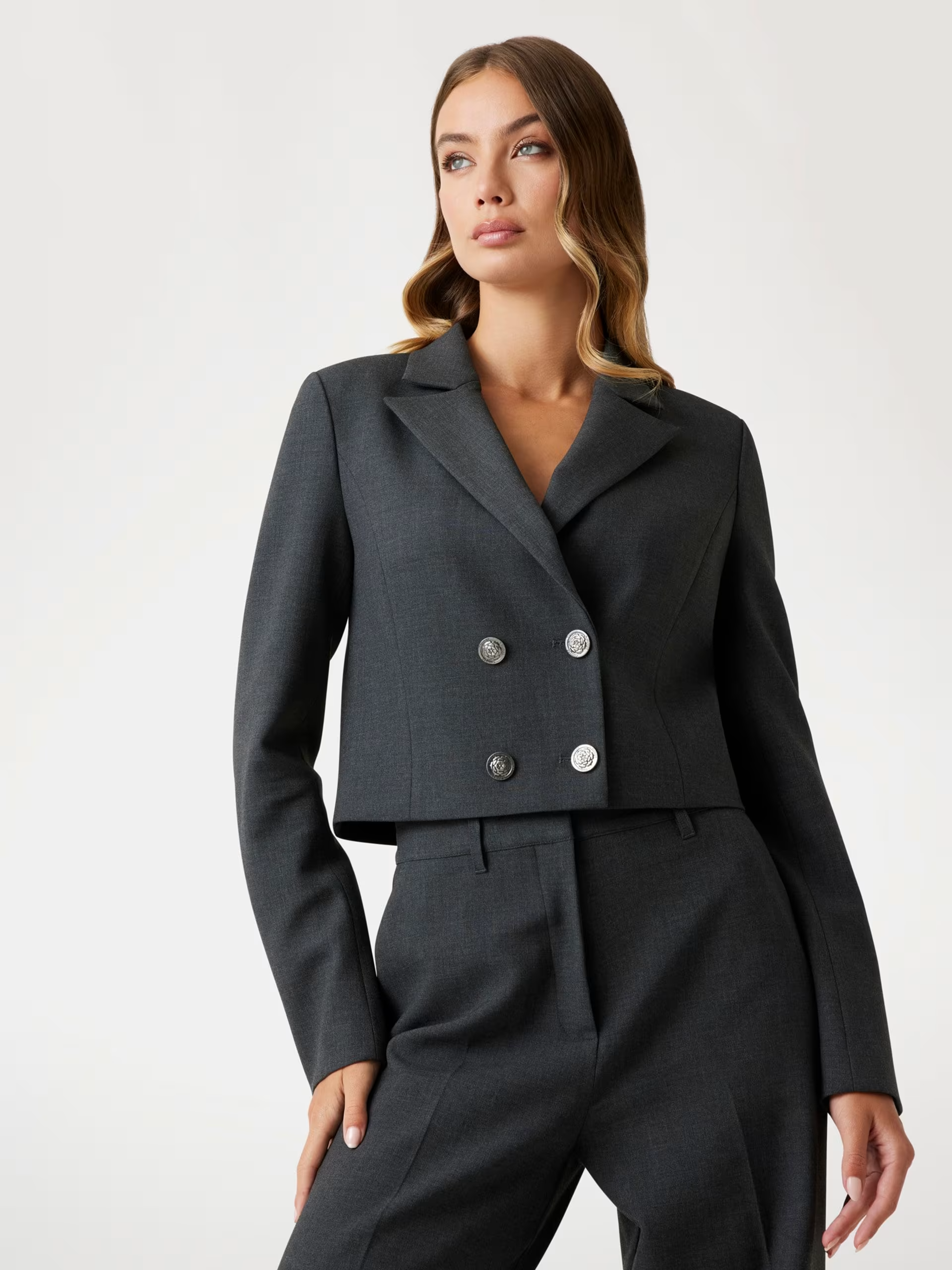 Blazer Curto JOANDRA Cinzento - Guess 1