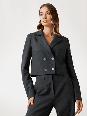 Blazer Curto JOANDRA Cinzento - Guess