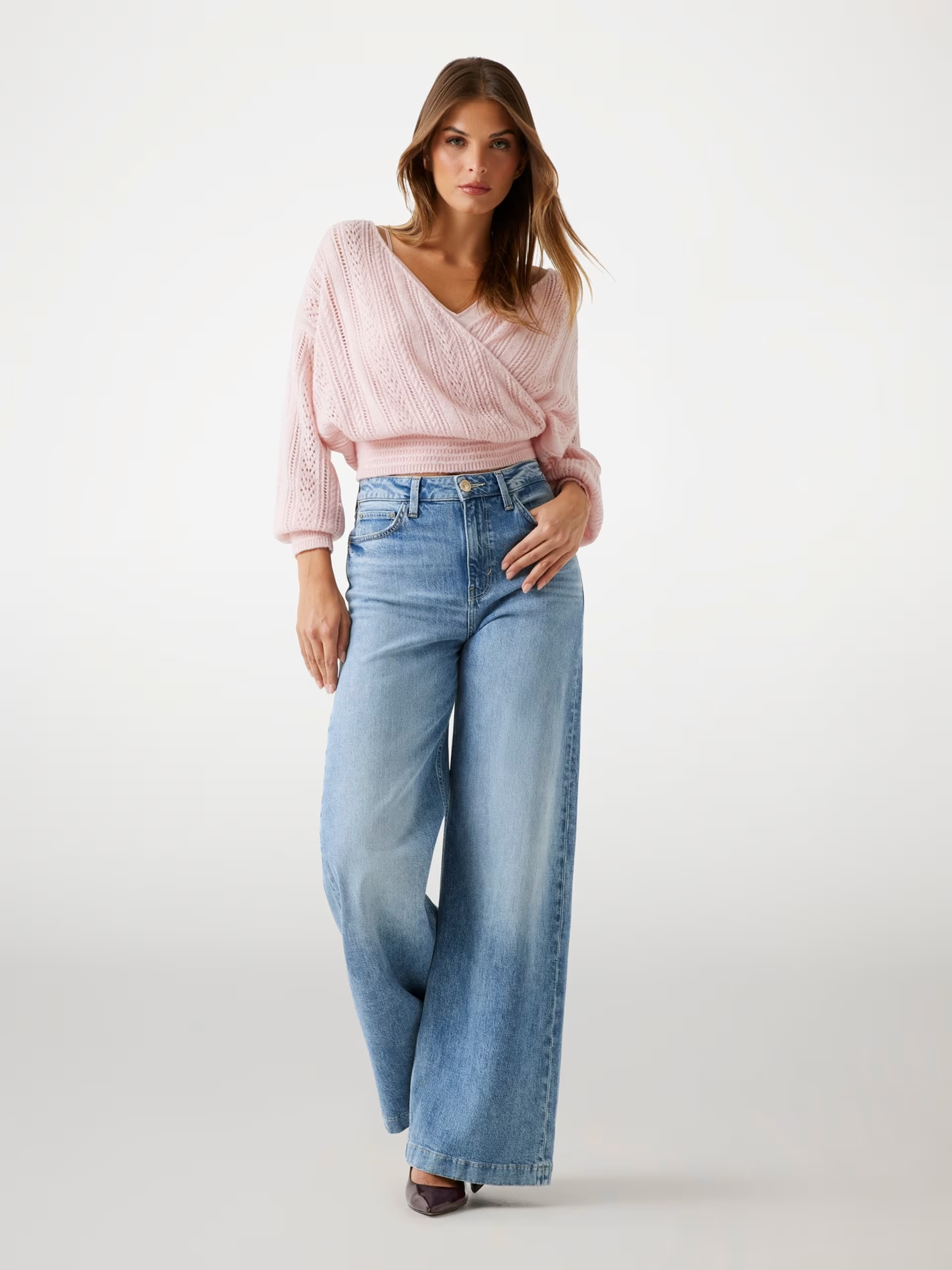 Camisola de Malha IZABELLA Rosa - Guess  3