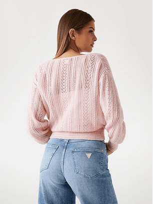 Camisola de Malha IZABELLA Rosa - Guess 