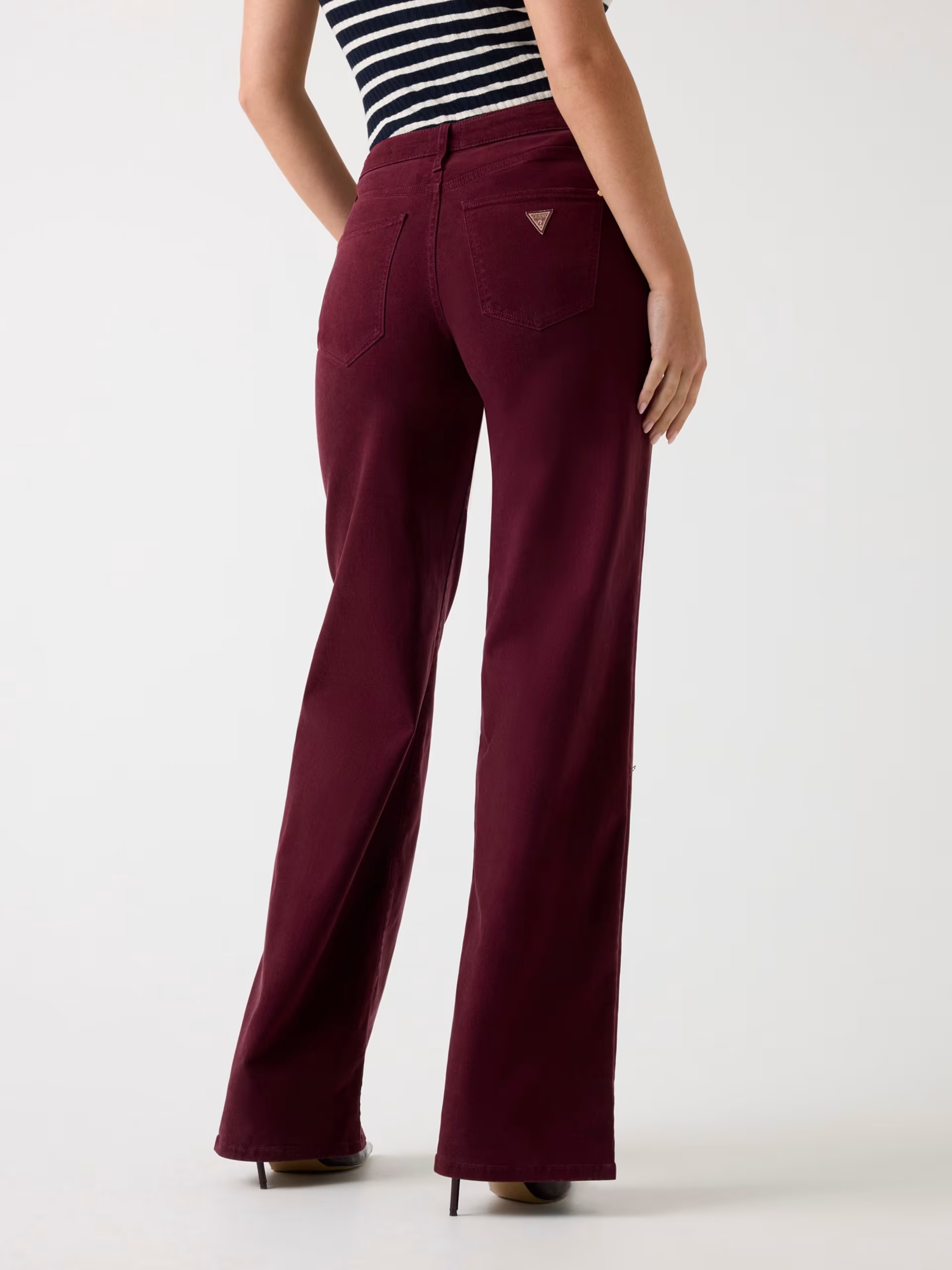 Calças de ganga Sexy Palazzo Bordeaux - Guess  2