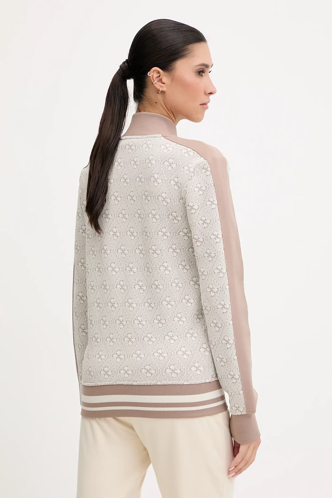 Casaco Desportivo RHOMBUS Logo Branco - Guess  2