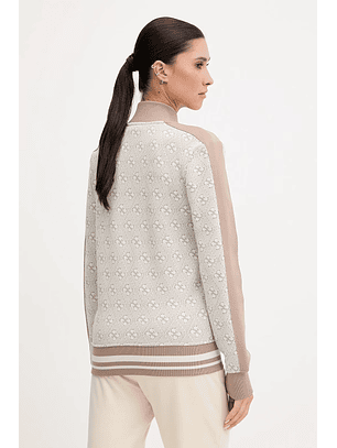 Casaco Desportivo RHOMBUS Logo Branco - Guess 