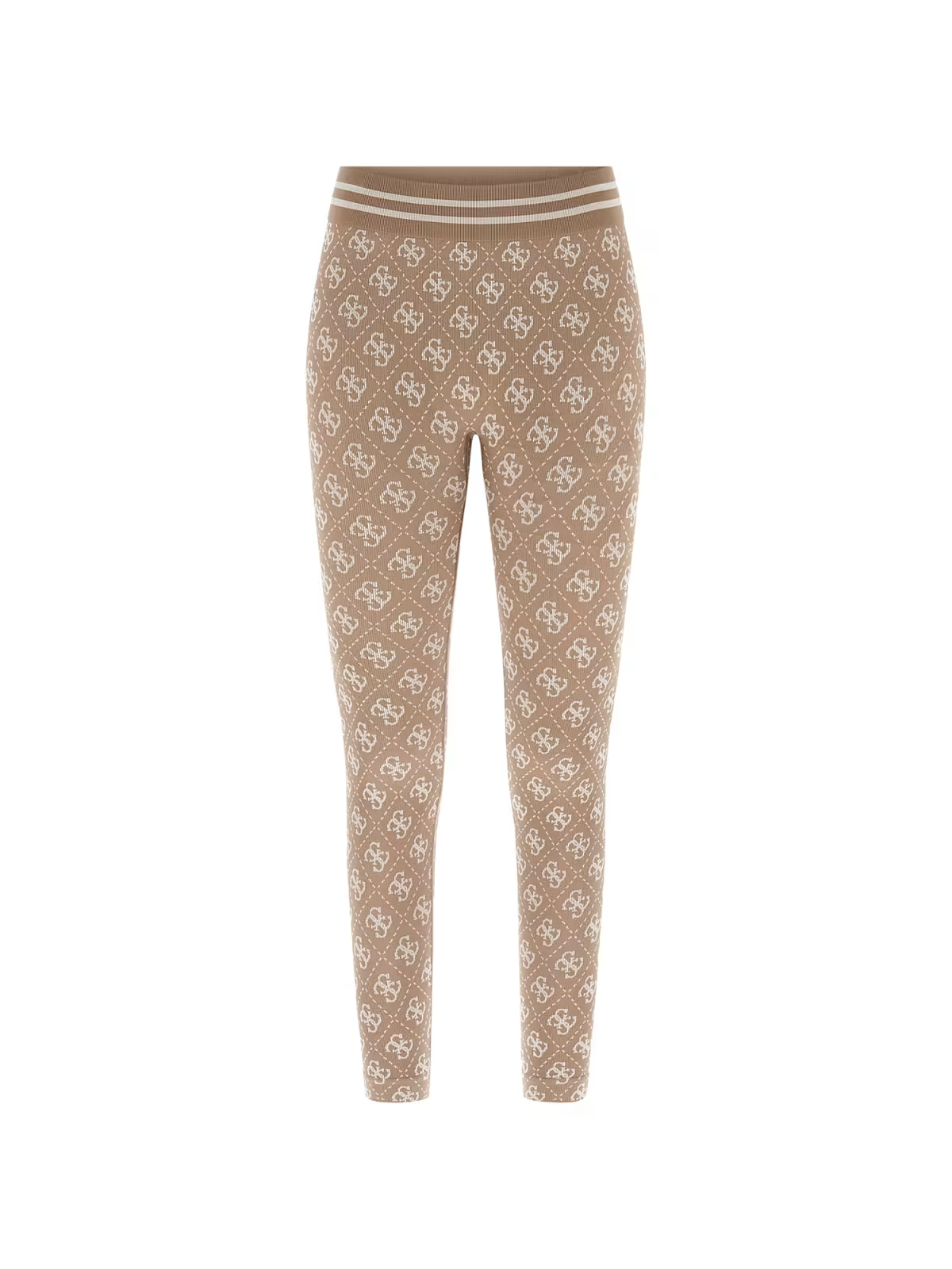 Leggings RHOMBUS Logo Taupe - Guess  5