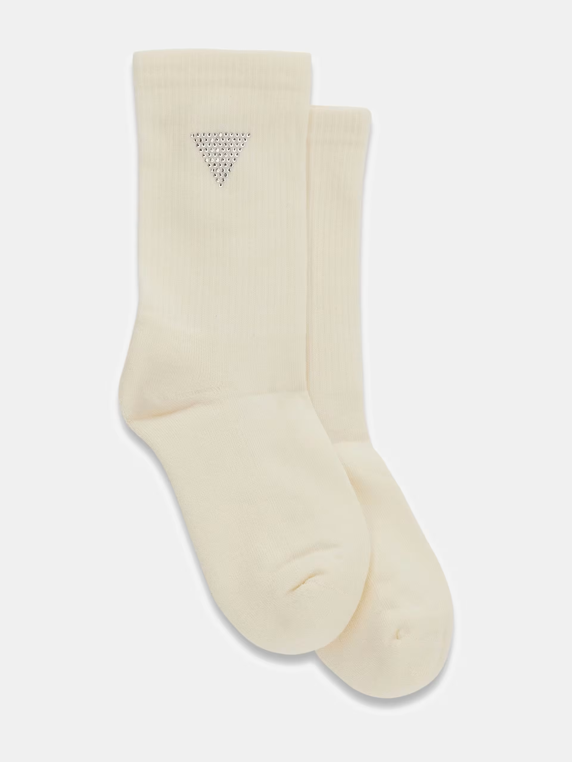 Meia Triângulo em Strass Creme - Guess  1