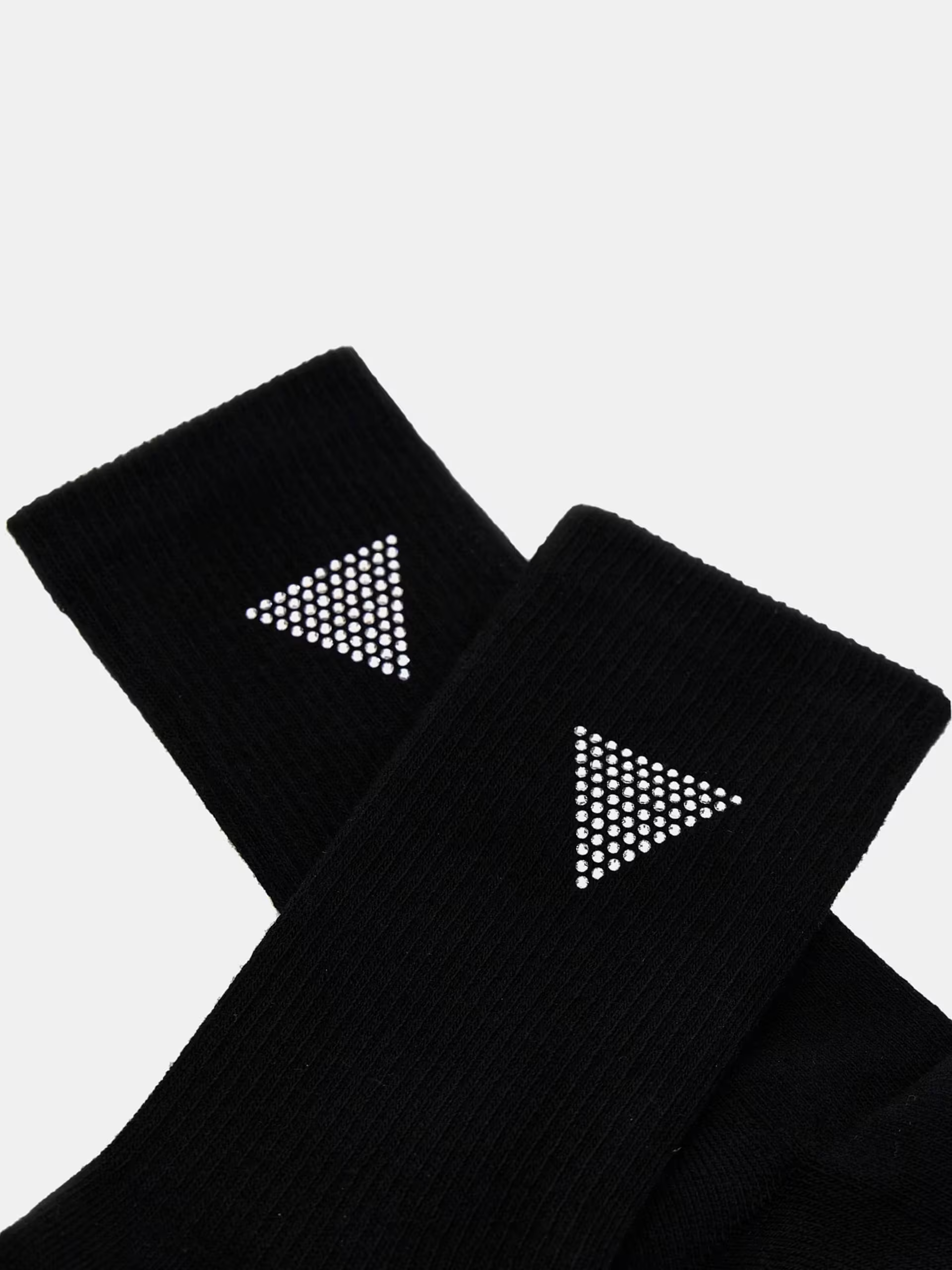 Meia Triângulo em Strass Preto - Guess  2