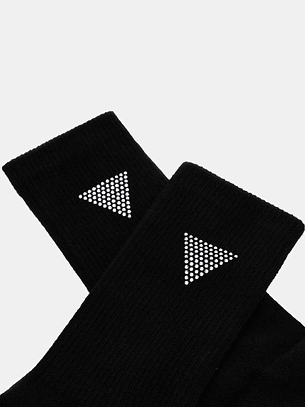 Meia Triângulo em Strass Preto - Guess 