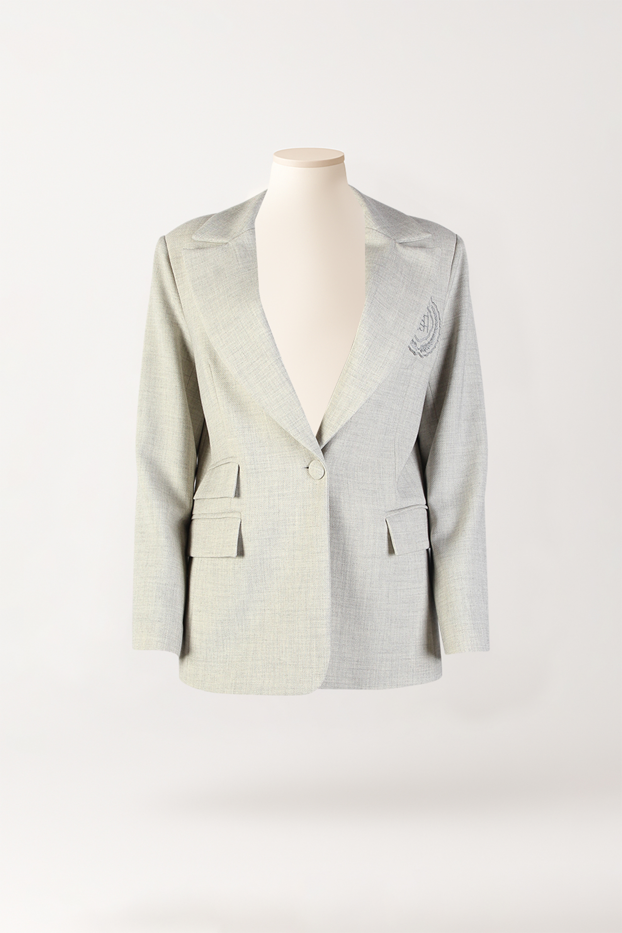 Blazer Alfaiataria com emblema SH Cinza - SAHOCO  5