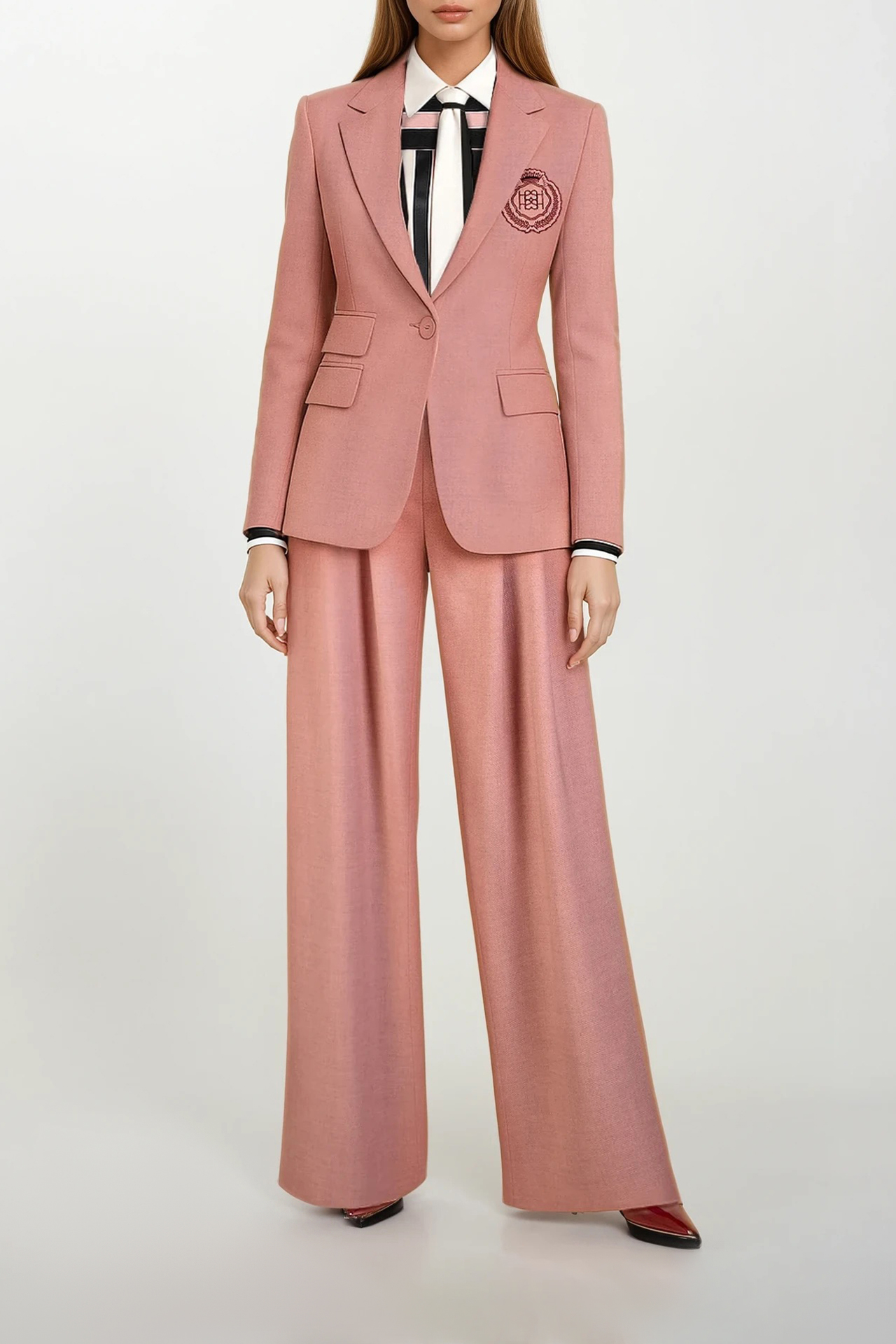 Blazer Alfaiataria com emblema SH Rosa - SAHOCO 2