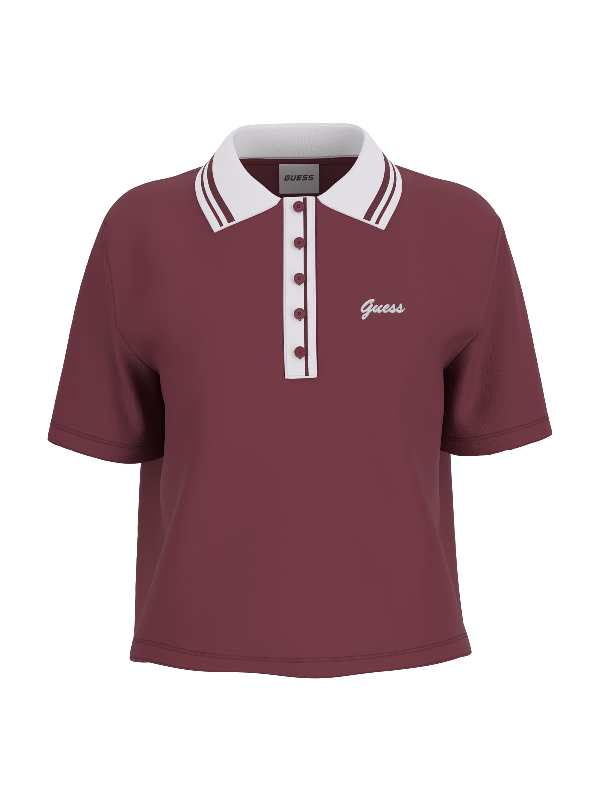 Polo FABIA Curto Bordeuax - Guess  5
