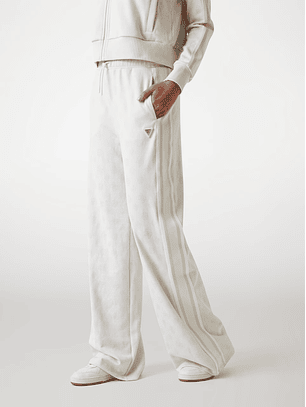 Calças Largas Logo Peony Pérola - Guess 