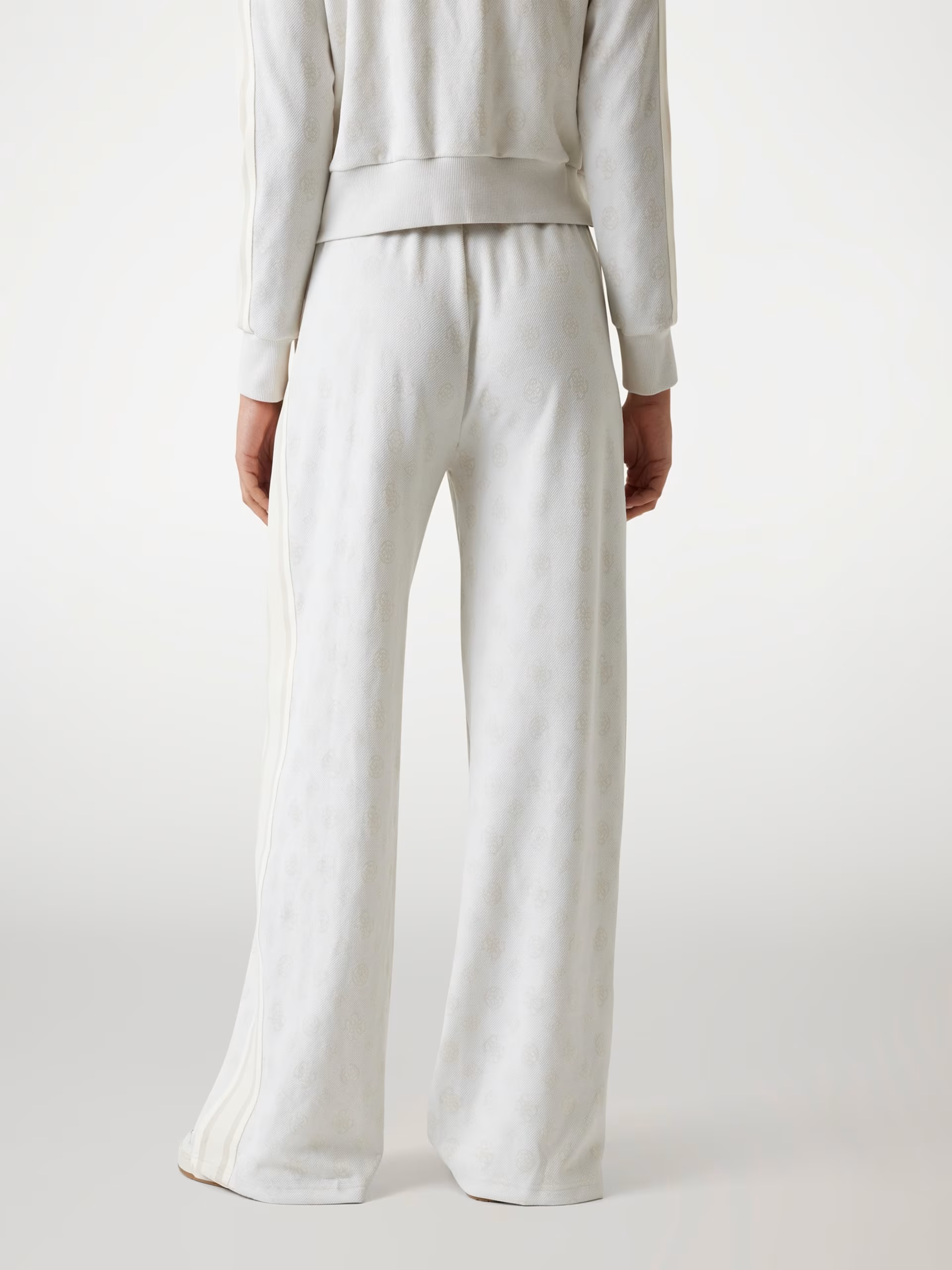 Calças Largas Logo Peony Pérola - Guess  4