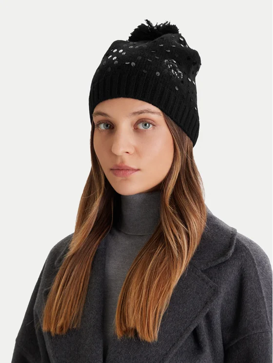 Gorro LIVIA com Lantejoulas Preto - Guess 2