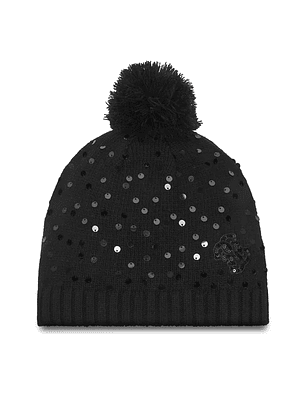 Gorro LIVIA com Lantejoulas Preto - Guess