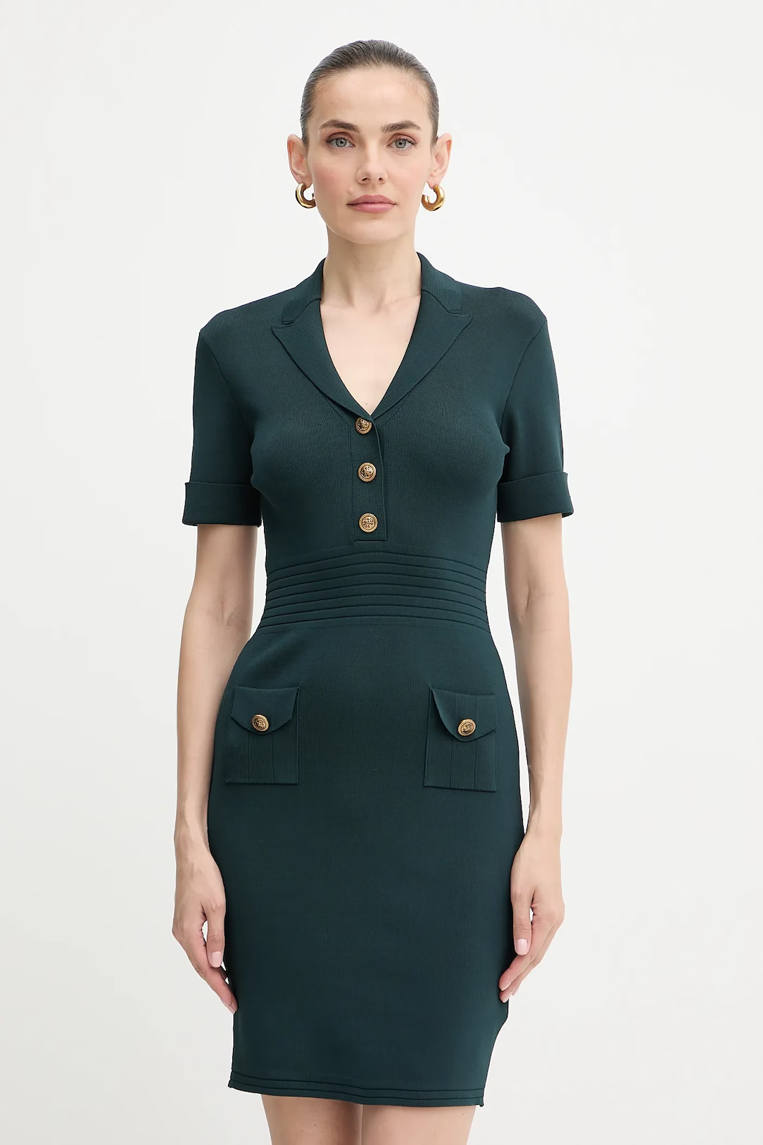 Vestido FELICITY Manga Curta Verde - Guess 1