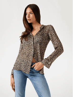 Camisa CLOUIS Animal Print - Guess 