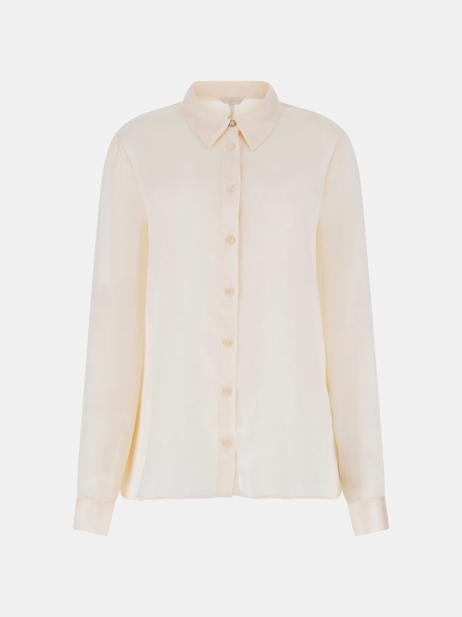 Camisa MARTHE Logo Gravado Creme - Guess 5