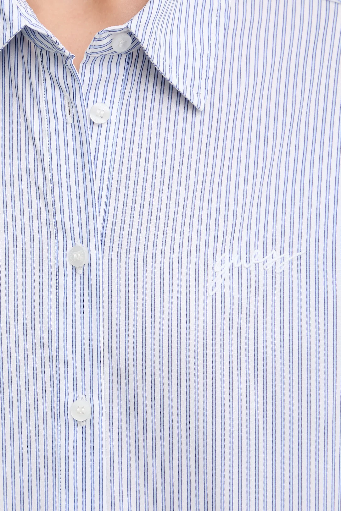 Camisa LAURIANE com Riscas Oversize Azul - Guess  4