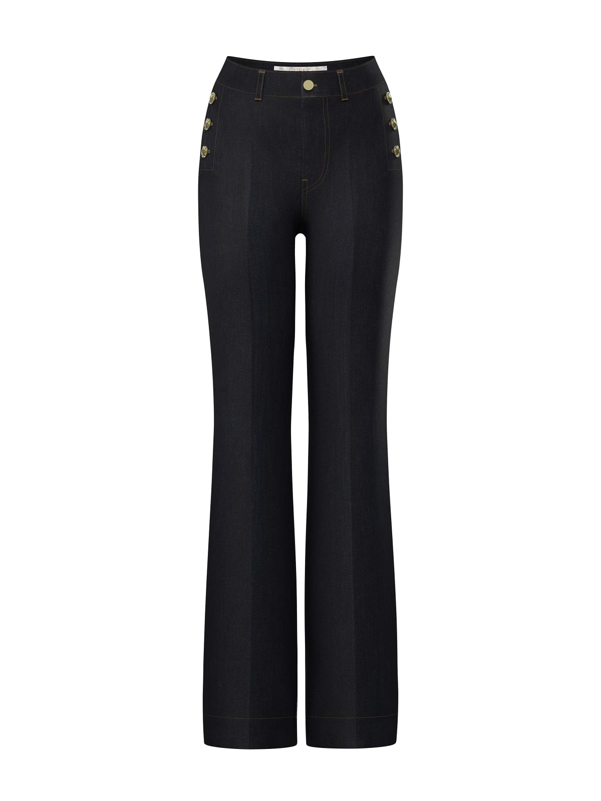 Calças de Ganga com Botões Ganga Escura - Guess  6