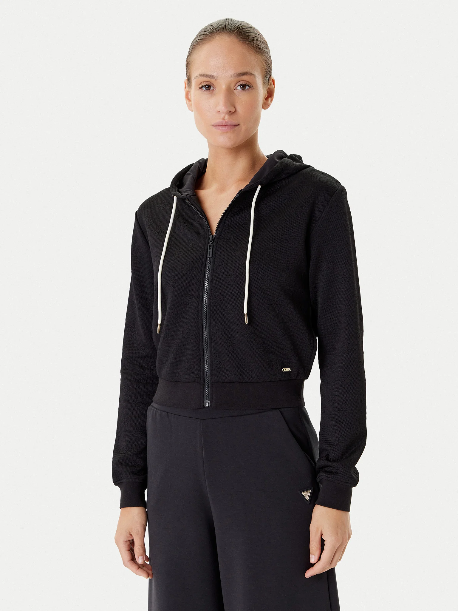 Casaco Curto Desportivos Logo Gravado Preto - Guess  1