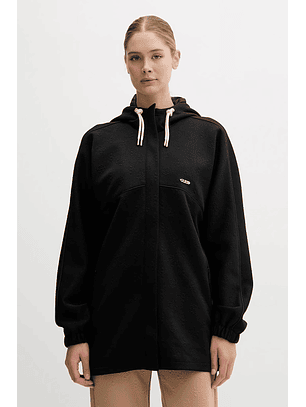 Casaco Comprido Desportivo Logo Gravado Preto - Guess 