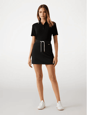 Saia Curta Logo Gravado Preto - Guess 