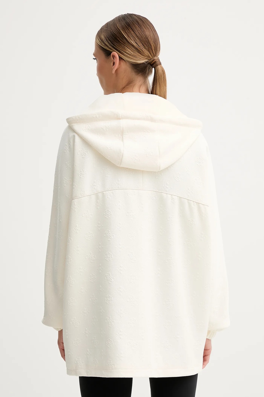 Casaco Comprido Desportivo Logo Gravado Branco - Guess  2