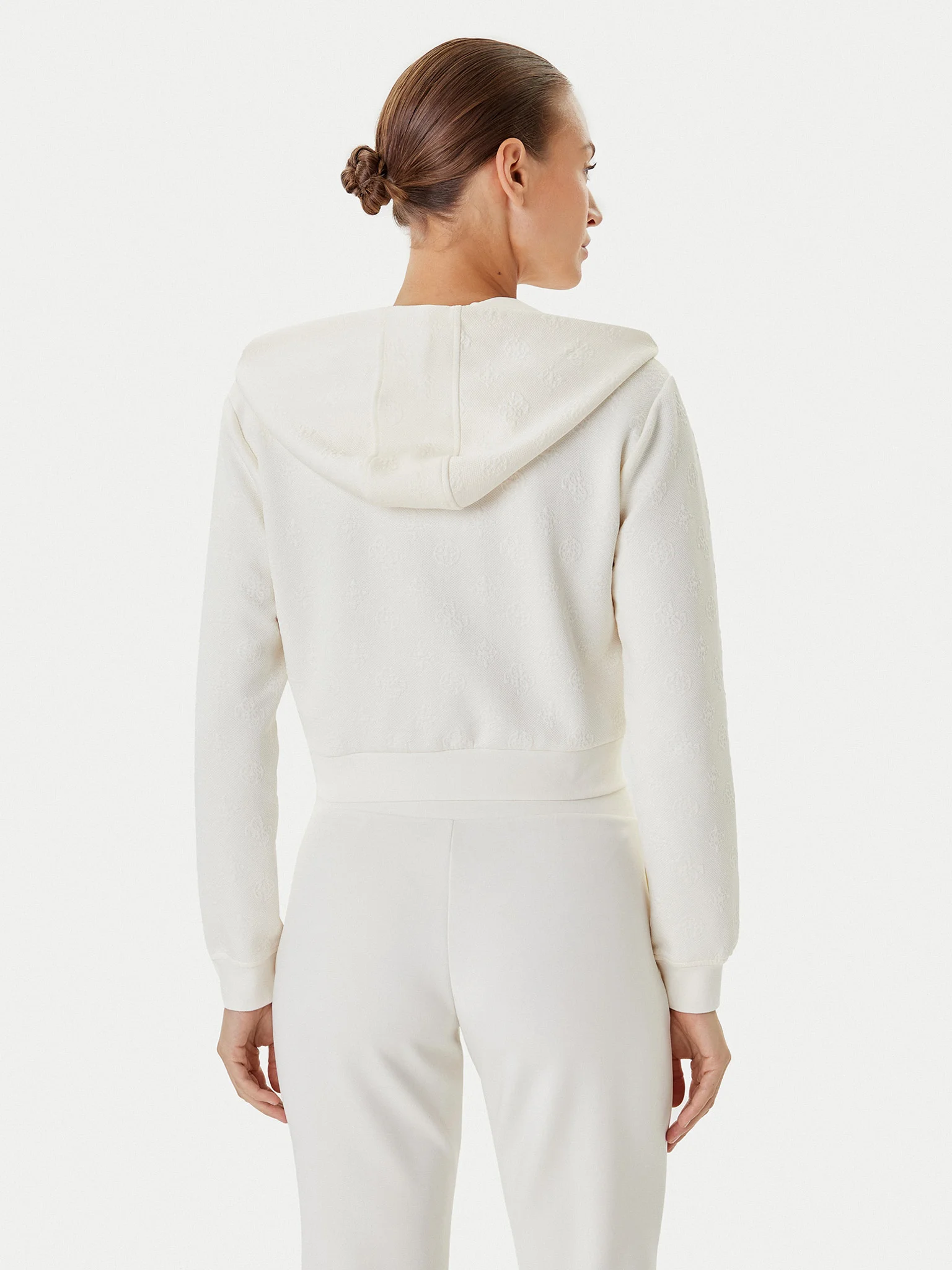 Casaco Curto Desportivos Logo Gravado Branco - Guess  2