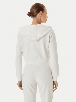 Casaco Curto Desportivos Logo Gravado Branco - Guess 