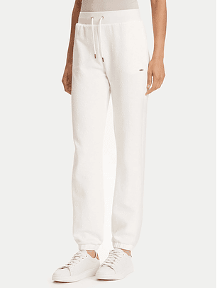 Calças Desportivas Logo Gravado Branco - Guess