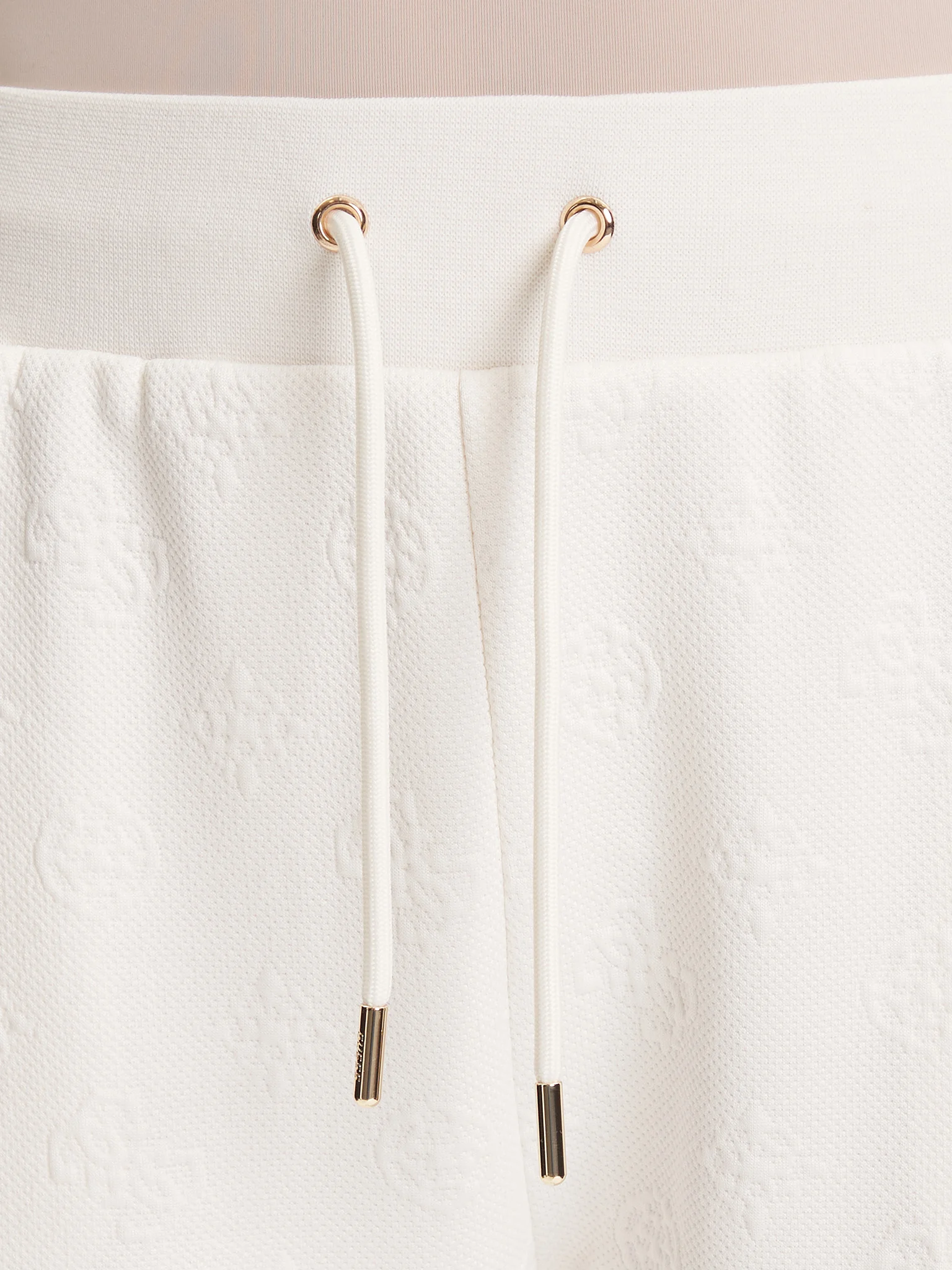 Calças Desportivas Logo Gravado Branco - Guess 5