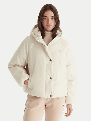 Casaco Puffer Logo Branco - Guess 