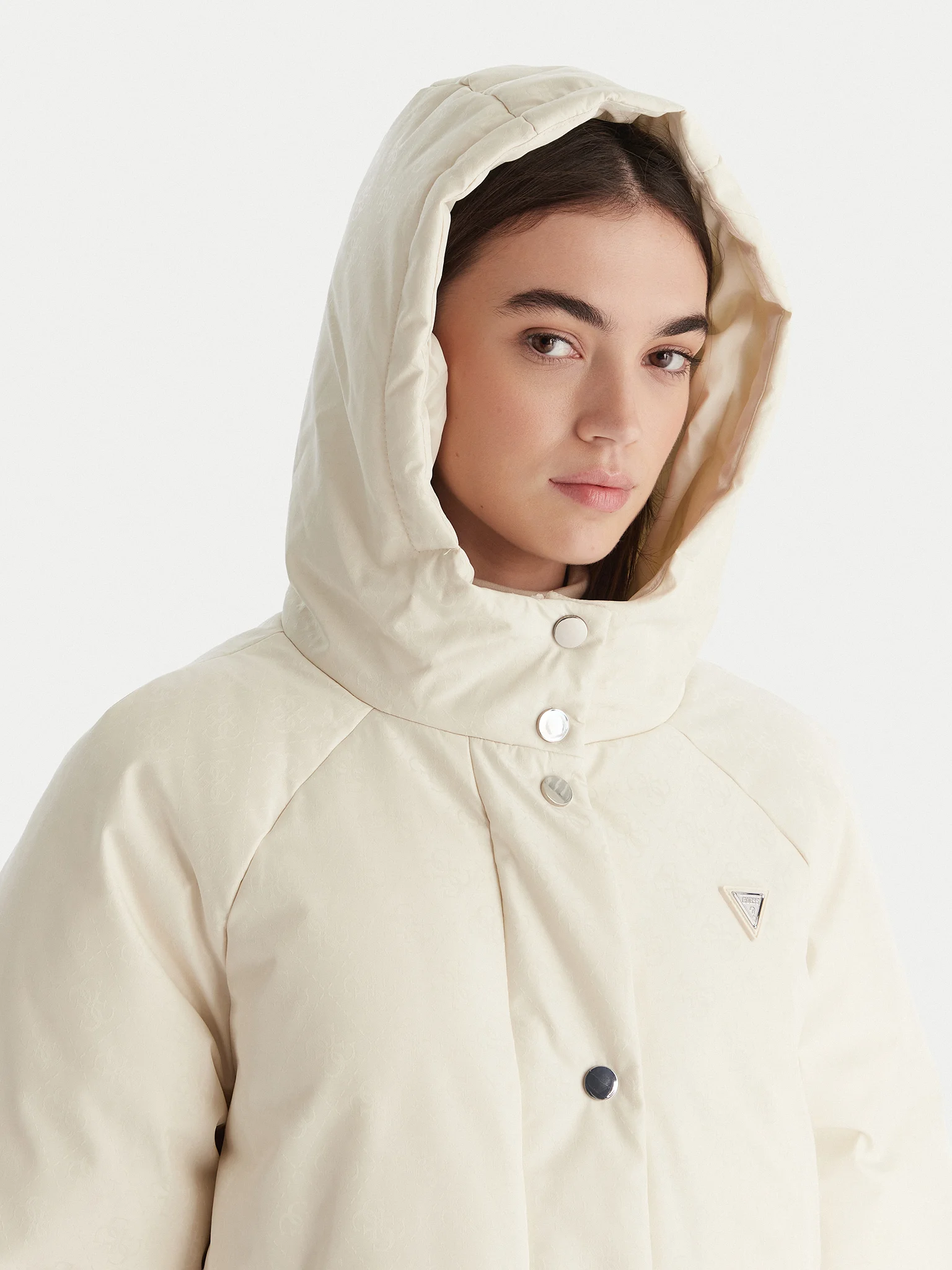 Casaco Puffer Logo Branco - Guess  2