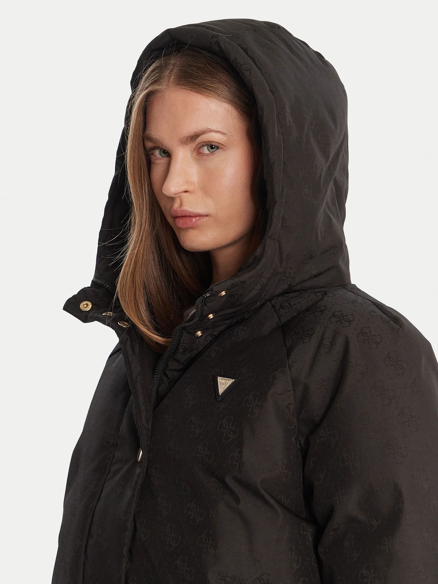 Casaco Puffer Logo Preto - Guess 4